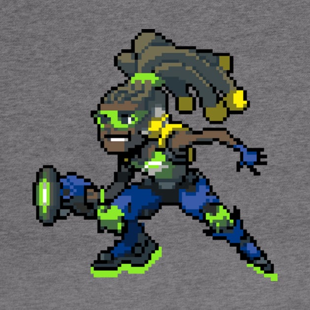 Lucio pixel merch by DankSir